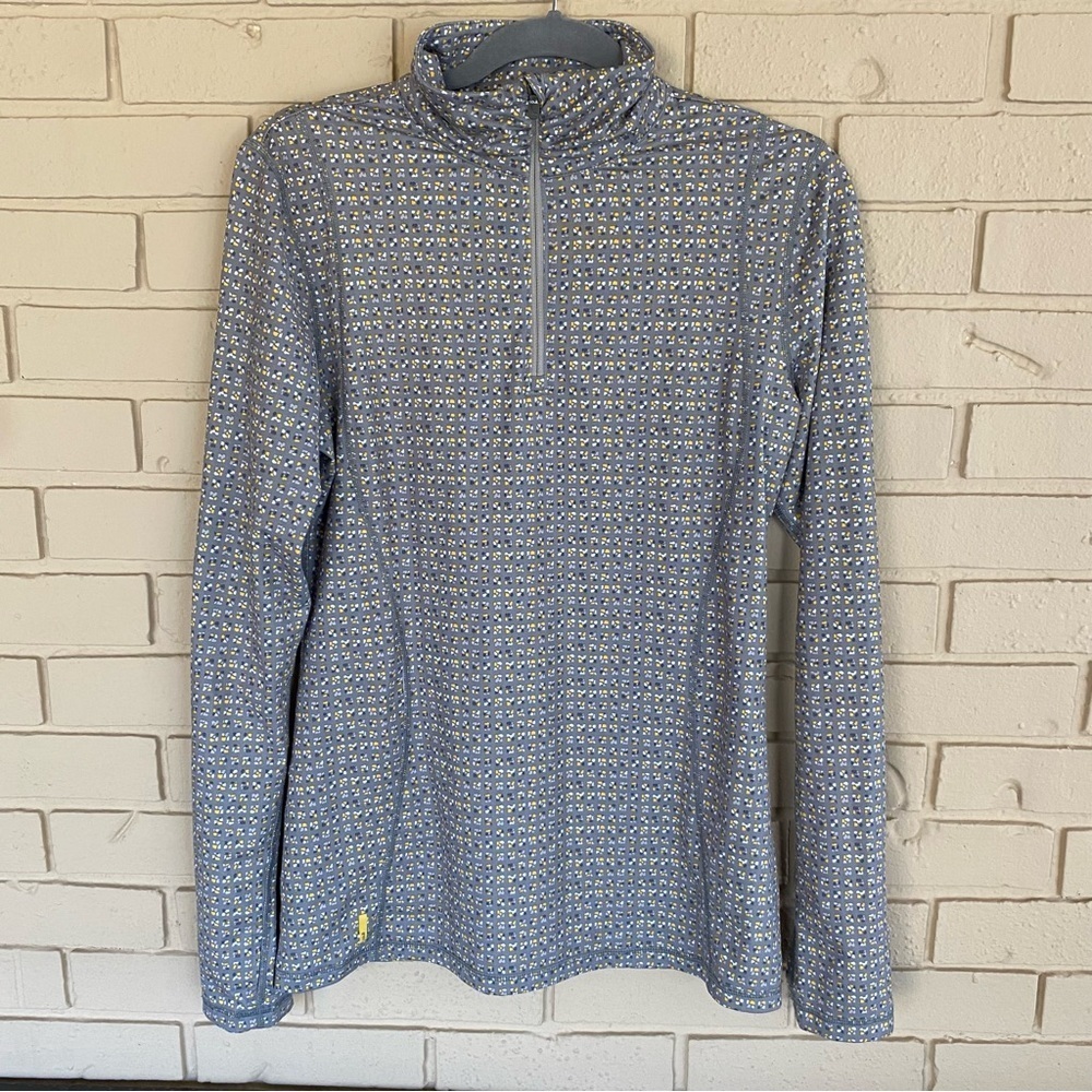 Lole Athletic Performance Pullover Quarter Zip Size Large L Yoga Wicking